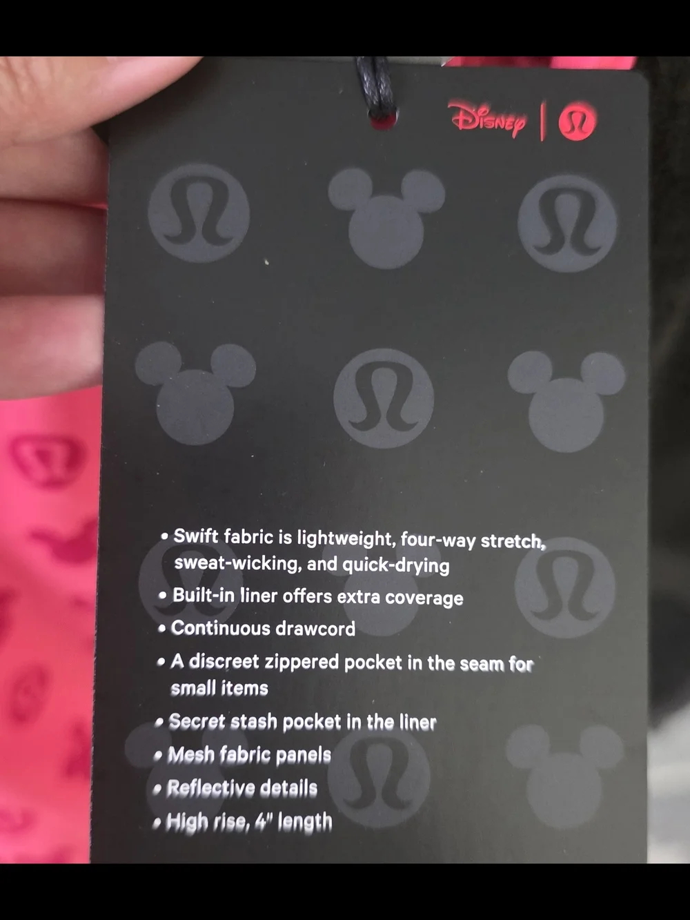 NWT Disney x lululemon Hotty Hot High-Rise Short 4